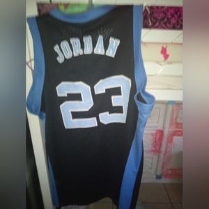 Black and blue Jordon basketball Jersey
